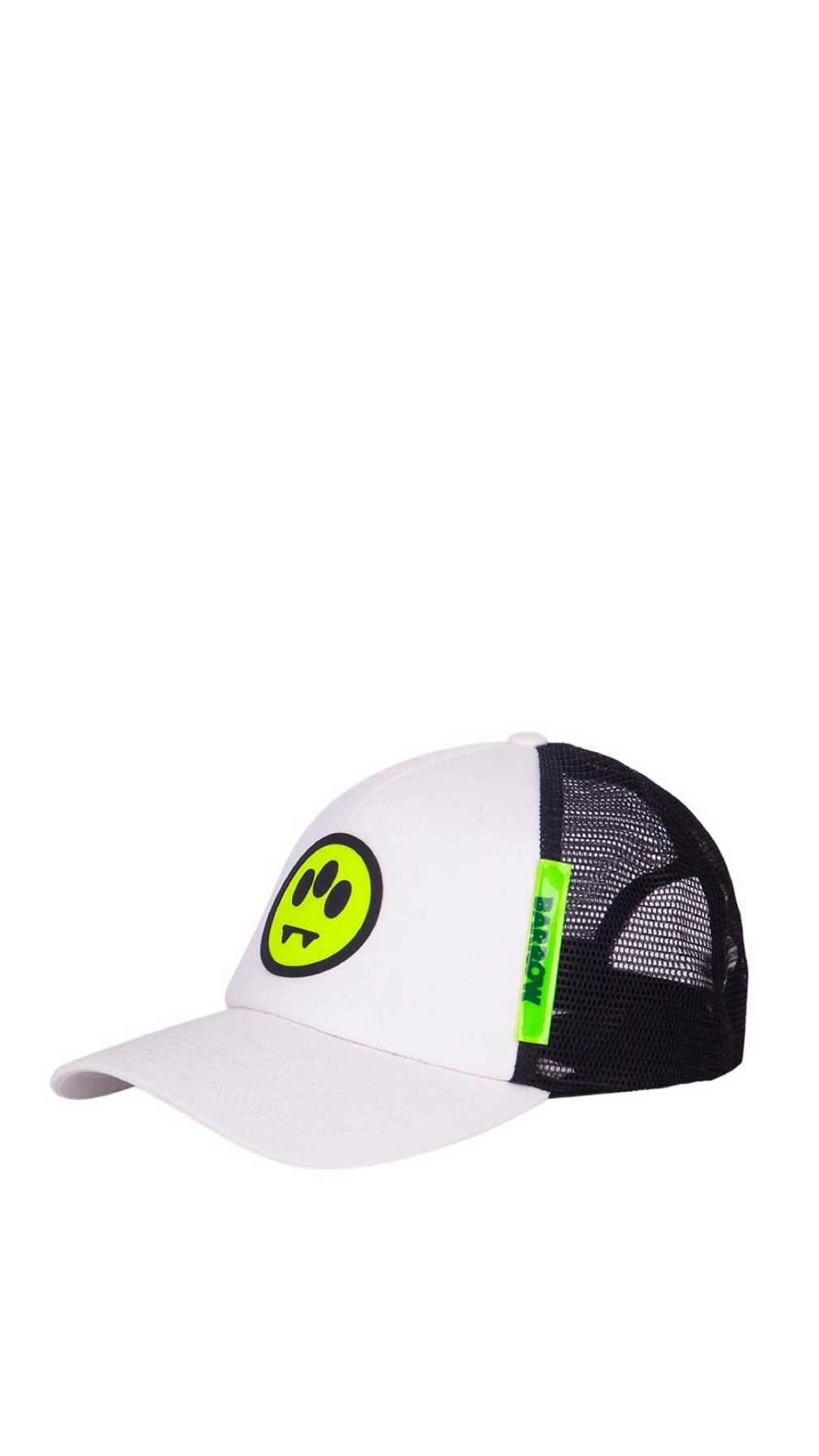 Gorra Tracker blanca Barrow con icónico logotipo