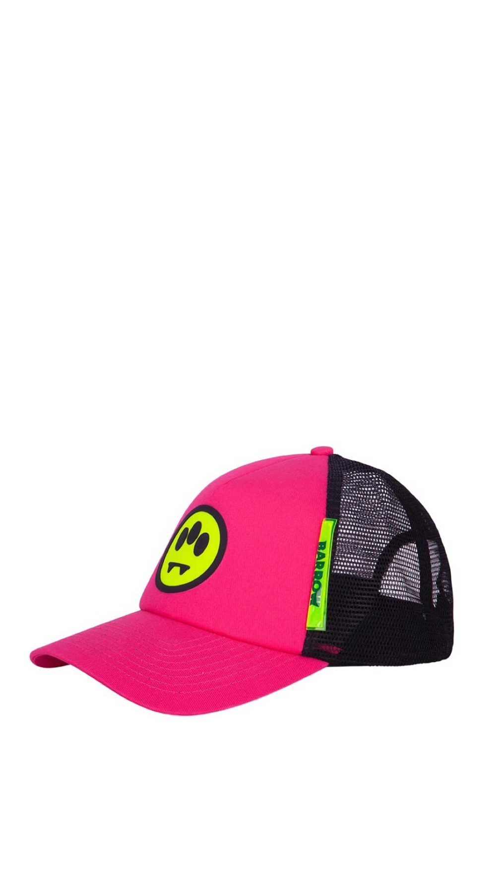 Gorra Tracker rosa Barrow con icónico logotipo