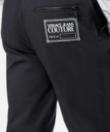 Pantalón Versace Jeans Couture rectos con parche del logo en la parte posterior