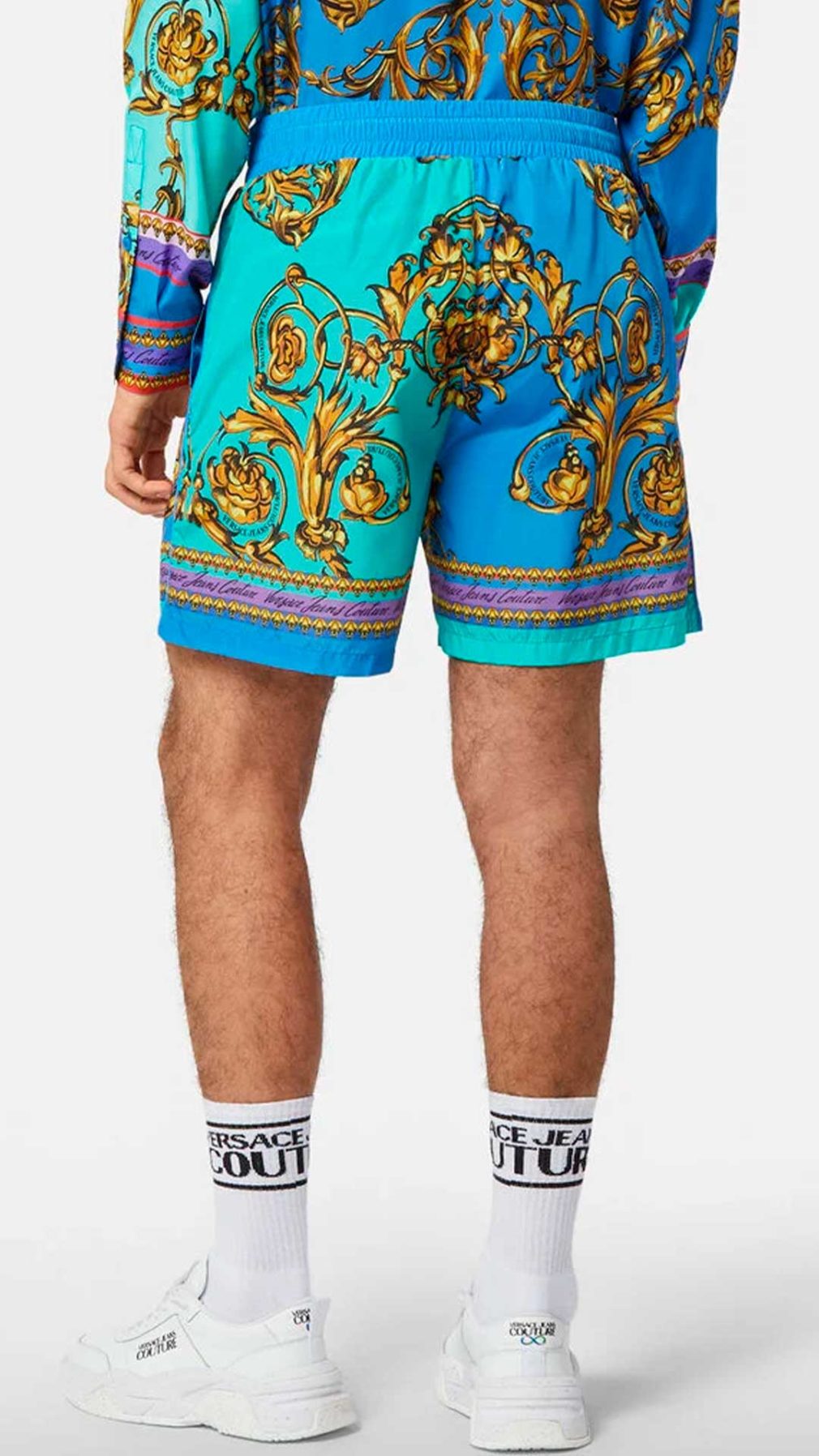 Pantalones cortos Versace Jeans Couture con el estampado Garland Sun