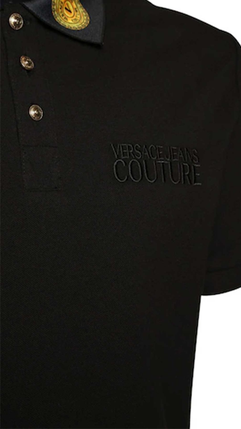 Polo Versace Jeans Couture con logo en el cuello