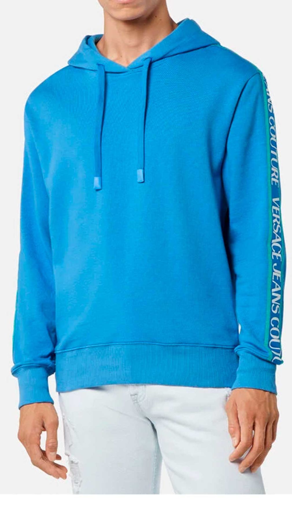 Sudadera Versace Jeans Couture con detalles de logotipo en los brazos