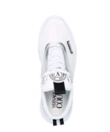 Deportiva Versace Jeans Couture de talles en plata logo en etiqueta