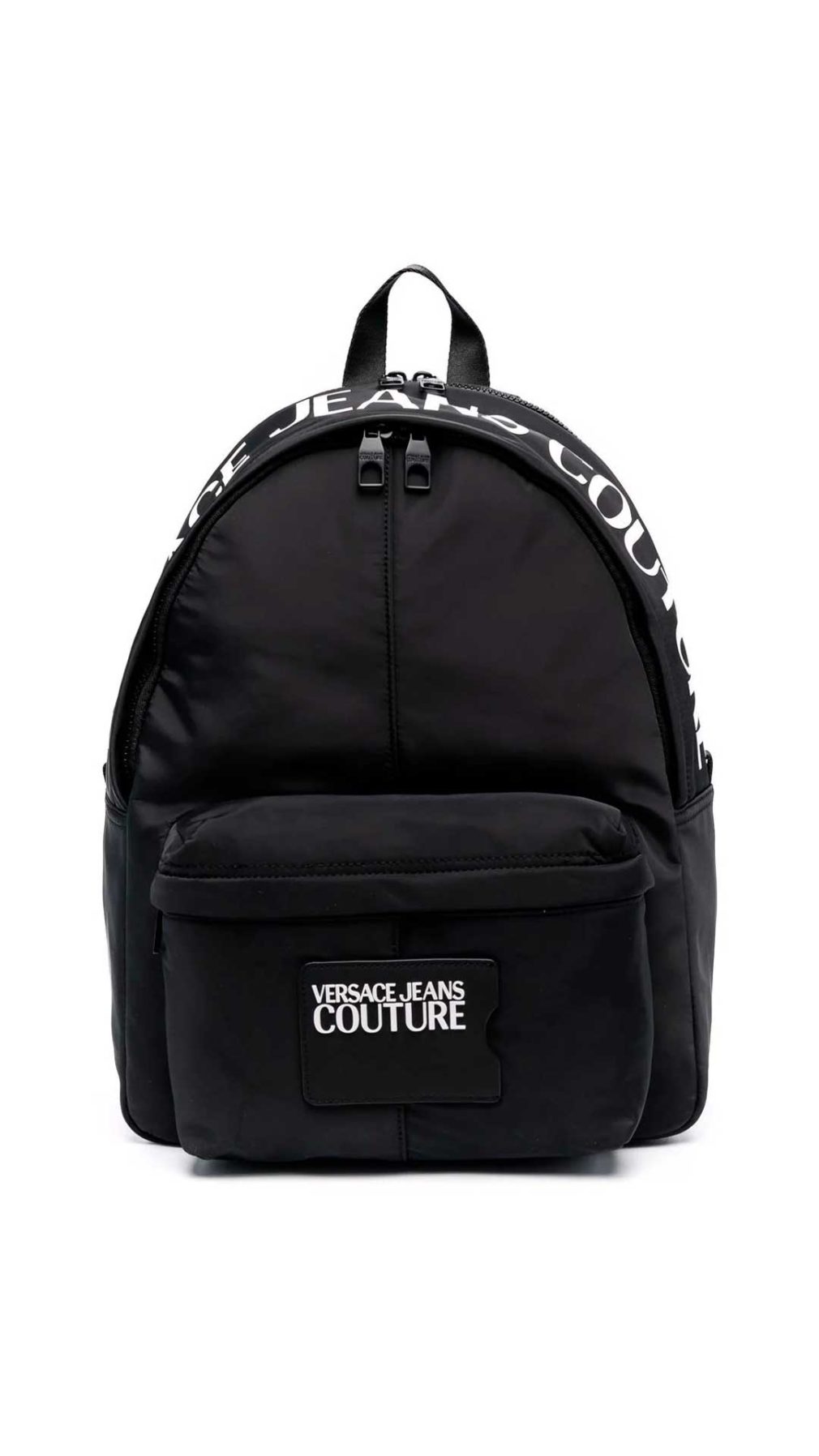 Mochila   Versace Jeans Couture mediana con logo en relieve en parche parte delantera