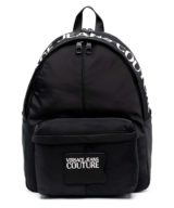 Mochila   Versace Jeans Couture mediana con logo en relieve en parche parte delantera