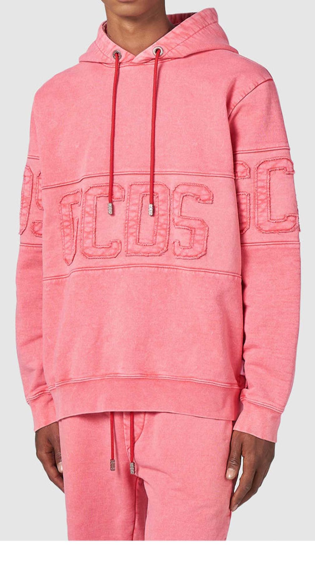 Sudadera GCDS banda con logotipo incrustado
