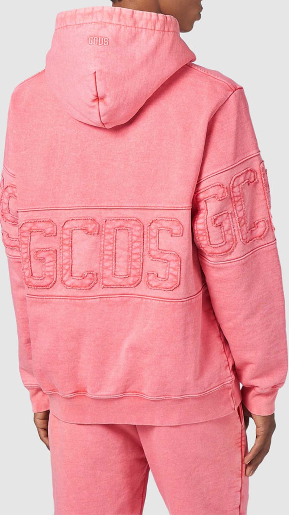 Sudadera GCDS banda con logotipo incrustado
