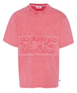 Camiseta GCDS con el logo incrustada delante y detrás