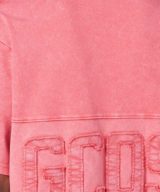 Camiseta GCDS con el logo incrustada delante y detrás