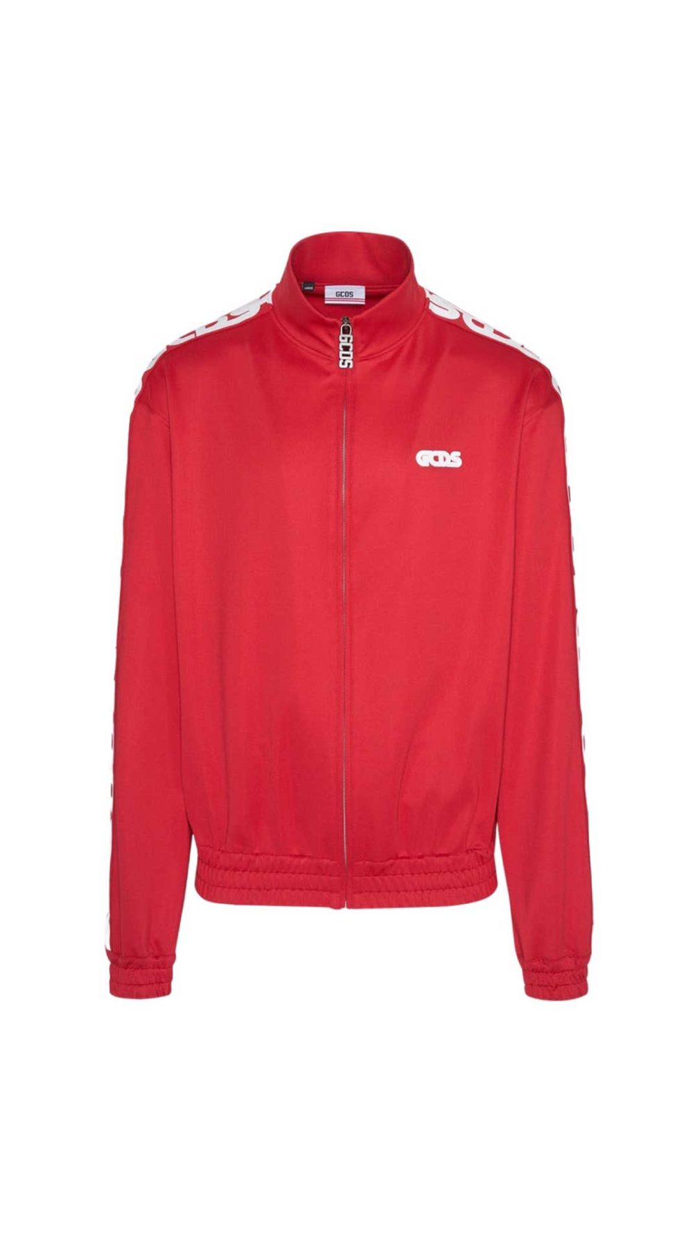 Sudadera con cremallera GCDS con banda gruesa de cadena con logotipo