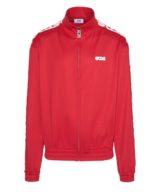 Sudadera con cremallera GCDS con banda gruesa de cadena con logotipo