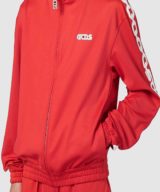 Sudadera con cremallera GCDS con banda gruesa de cadena con logotipo