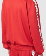 Sudadera con cremallera GCDS con banda gruesa de cadena con logotipo