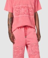 Pantalón corto GCDS banda con el logo incrustado delante y detrás