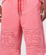 Pantalón corto GCDS banda con el logo incrustado delante y detrás