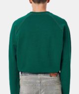 Sudadera bicolor Diesel con logotipo en la parte delantera