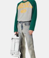 Sudadera bicolor Diesel con logotipo en la parte delantera