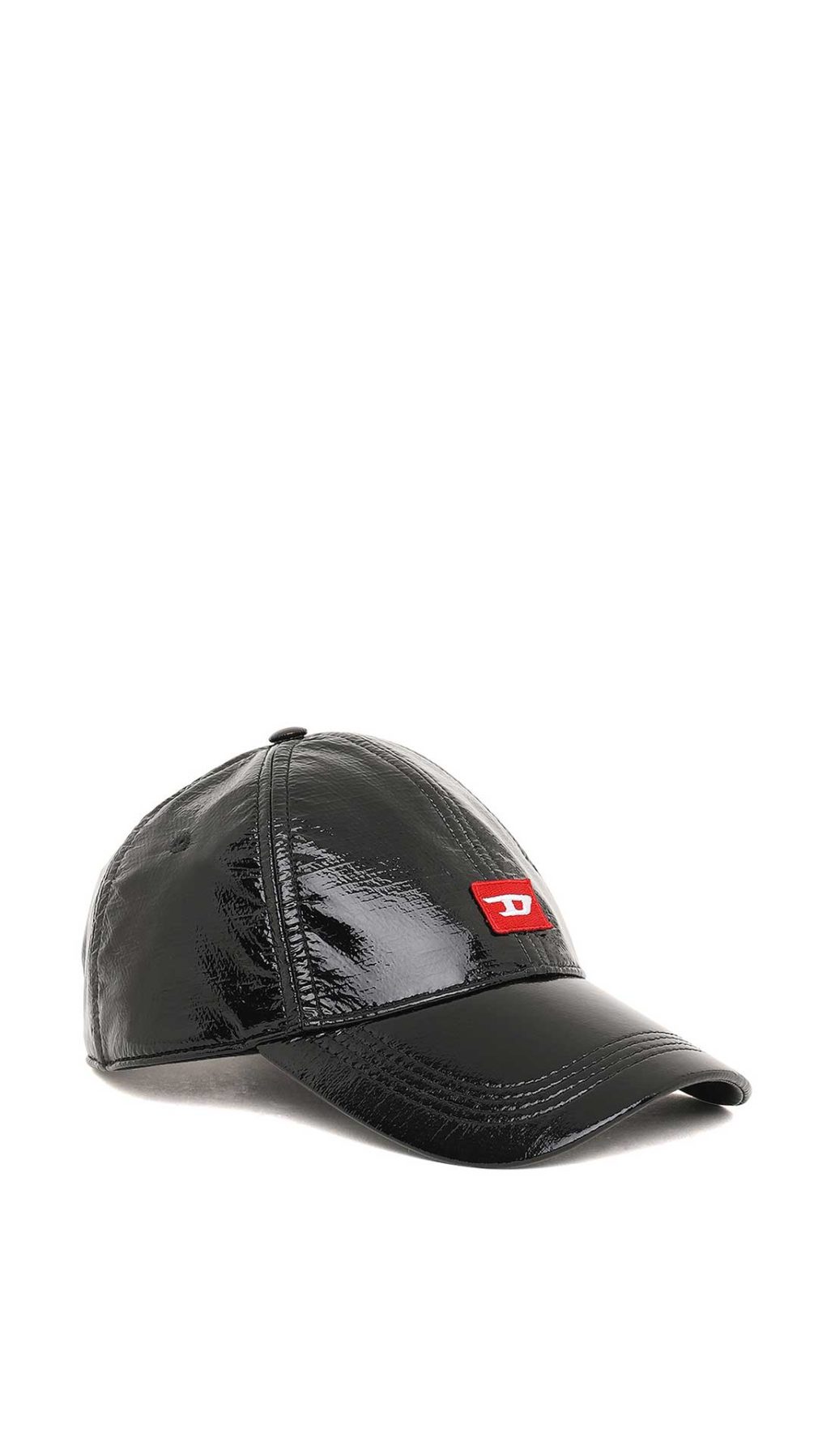 Gorra Diesel logotipo ‘D’ rojo bordado en la parte delantera en parche