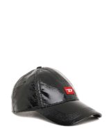 Gorra Diesel logotipo ‘D’ rojo bordado en la parte delantera en parche