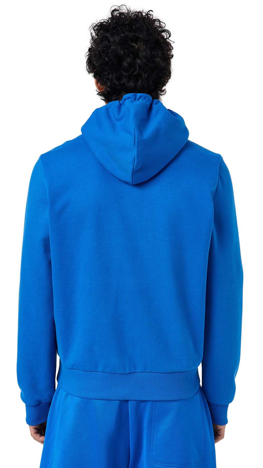 Sudadera azul Diesel con capucha y logotipo en la  parte delantera