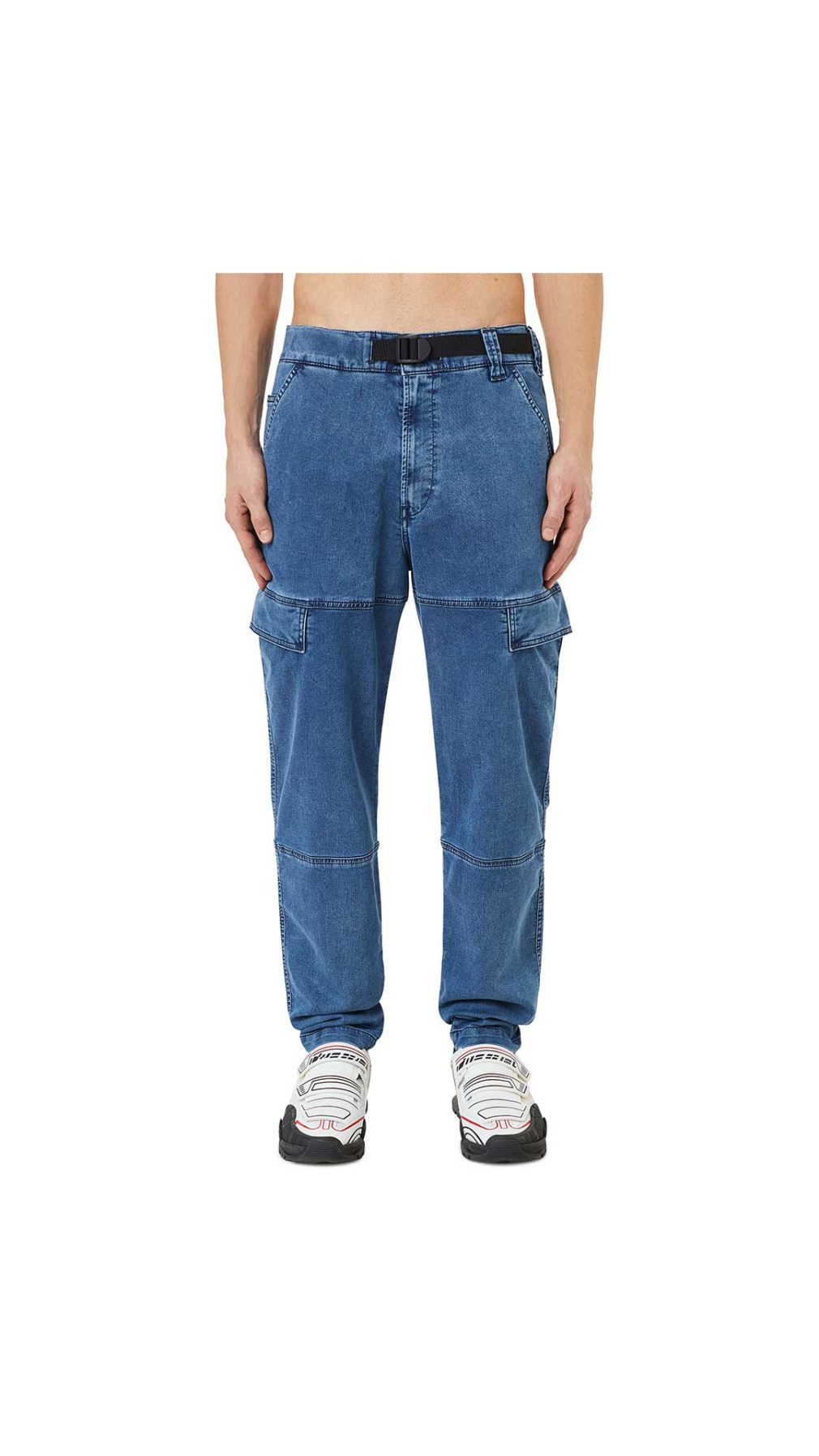 Pantalón Diesel Krooley JoggJeans con logotipo D en la parte de trasera
