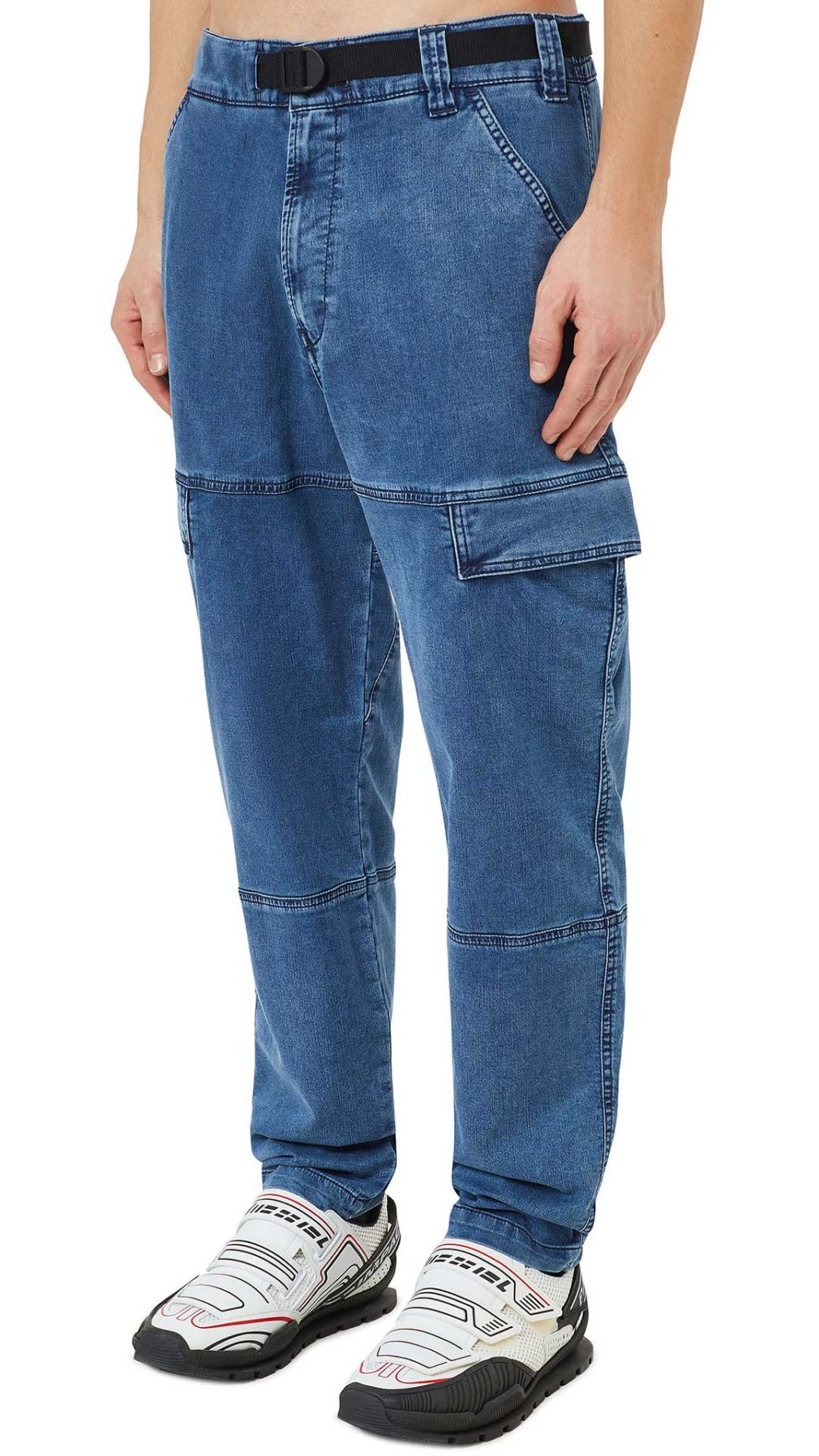Pantalón Diesel Krooley JoggJeans con logotipo D en la parte de trasera