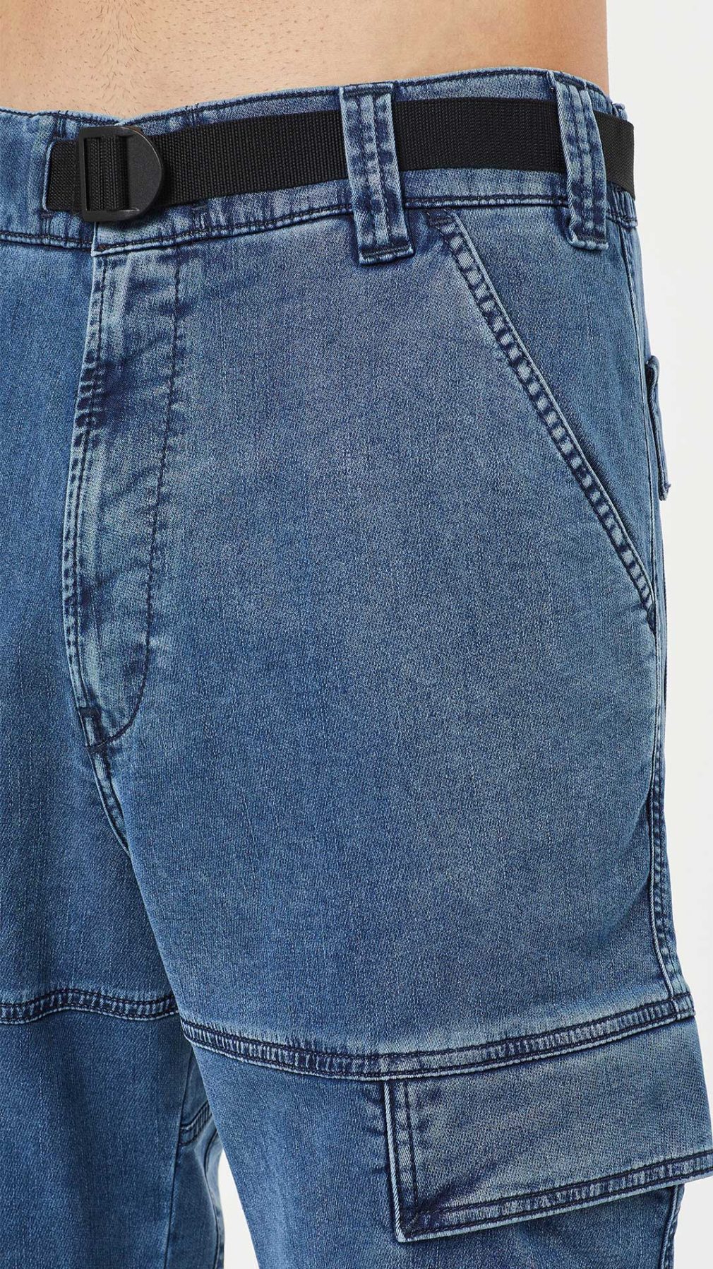 Pantalón Diesel Krooley JoggJeans con logotipo D en la parte de trasera