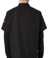 Camisa Diesel con magas de canale y parche D ovalado