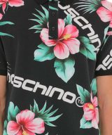 Polo Moschino con estampado floral y del logo