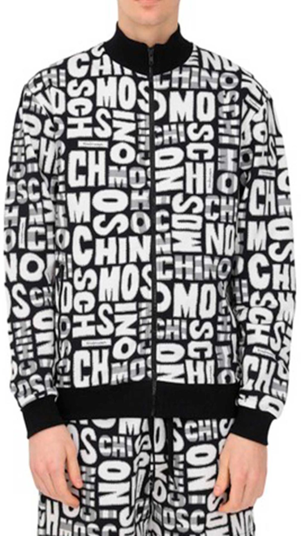 Chaqueta deportiva Moschino con estampado gráfico del logotipo