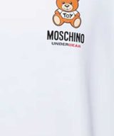 Sudadera blanca Moschino logo Teddy Bear