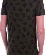 Camiseta verde Moschino con estampado de Teddy Bear y del  logotipo