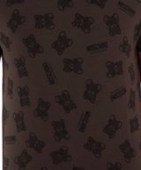 Camiseta verde Moschino con estampado de Teddy Bear y del  logotipo