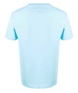 Camiseta azul Moschino con estampado Teddy Bear y logotipo