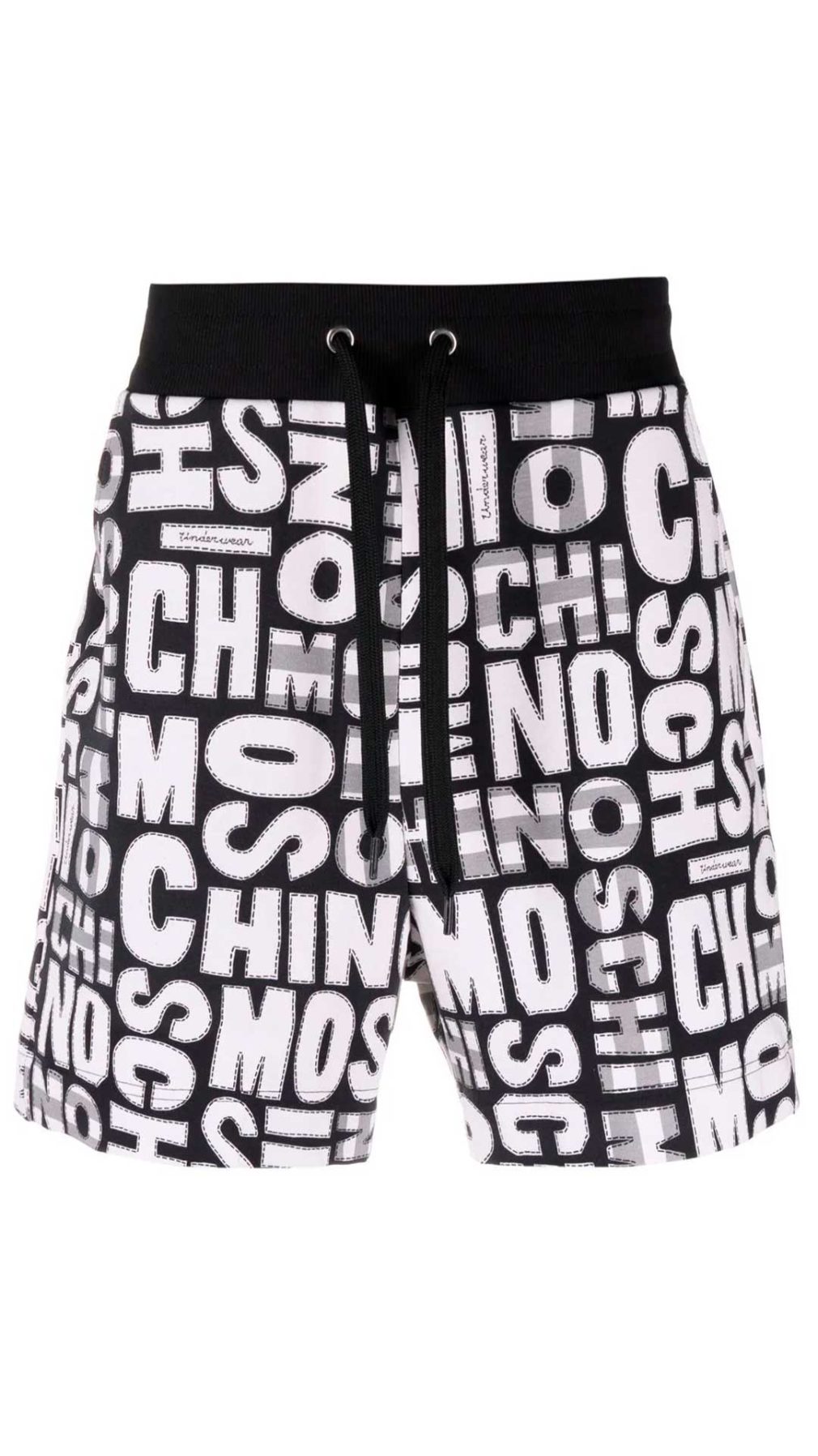 Pantalón corto deportivo Moschino con estampado gráfico del logotipo