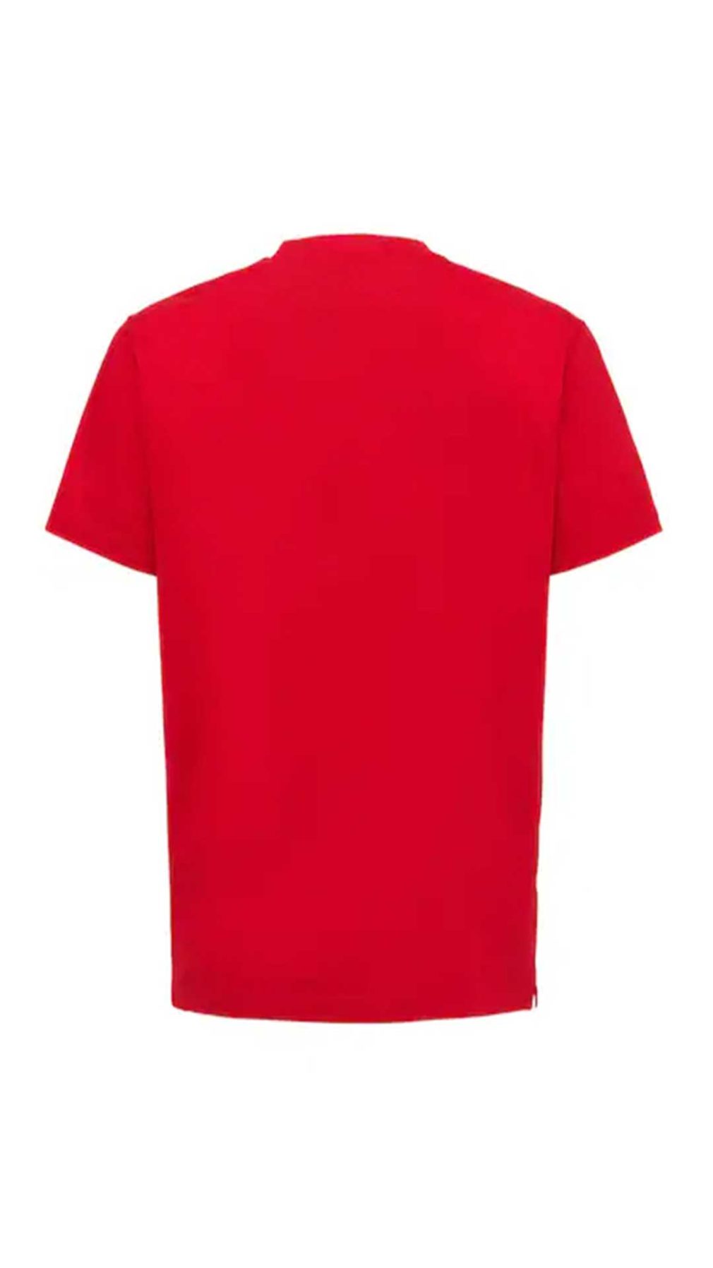 Camiseta roja Dsquared2 con logotipo y hoja de Canadá