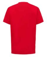 Camiseta roja Dsquared2 con logotipo y hoja de Canadá
