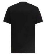 Camiseta negra Dsquared2 con logotipo y hoja de Canadá