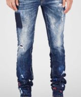 Jeans Slim Dsquared2 con bordado Dean & Dan en bolsillos traseros