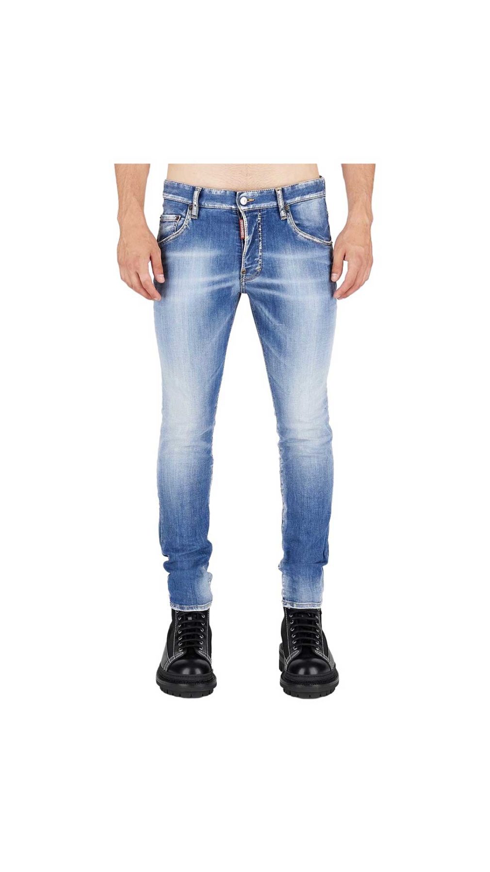 Jeans Super Twinky Dsquared2 con etiqueta Milano Italy