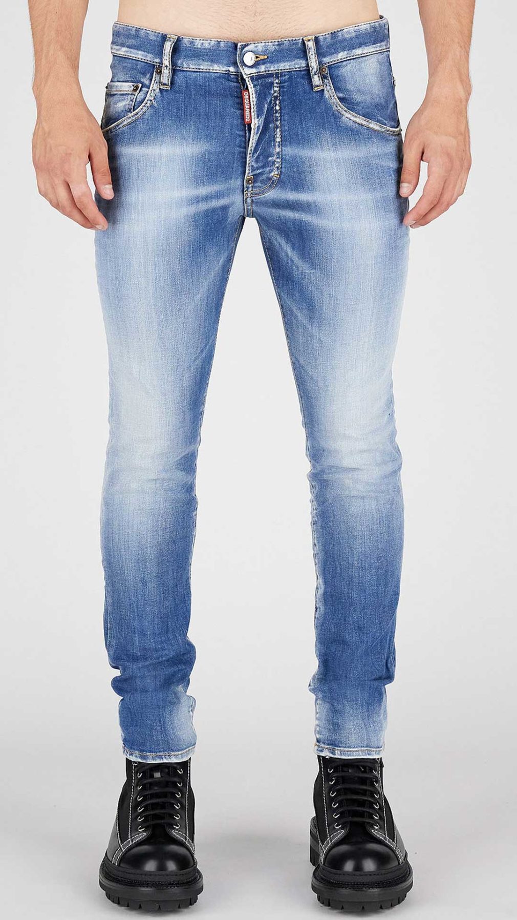 Jeans Super Twinky Dsquared2 con etiqueta Milano Italy