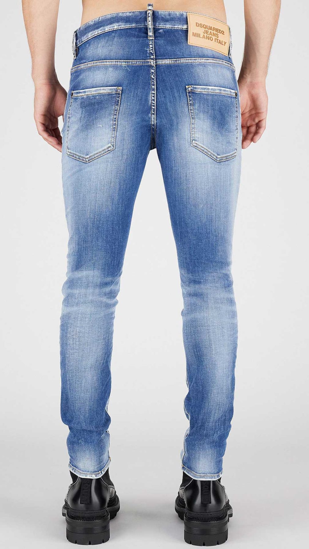 Jeans Super Twinky Dsquared2 con etiqueta Milano Italy