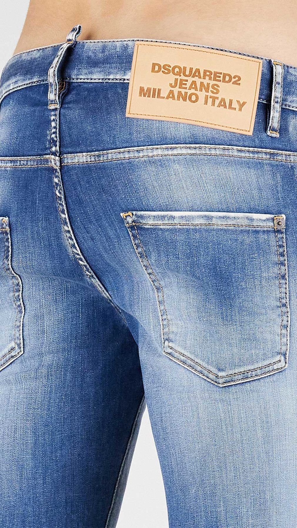 Jeans Super Twinky Dsquared2 con etiqueta Milano Italy