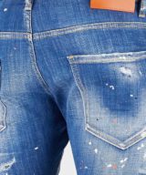 Jeans Sexy Twist Dsquared2 con bordado I LOVE en la parte delantera