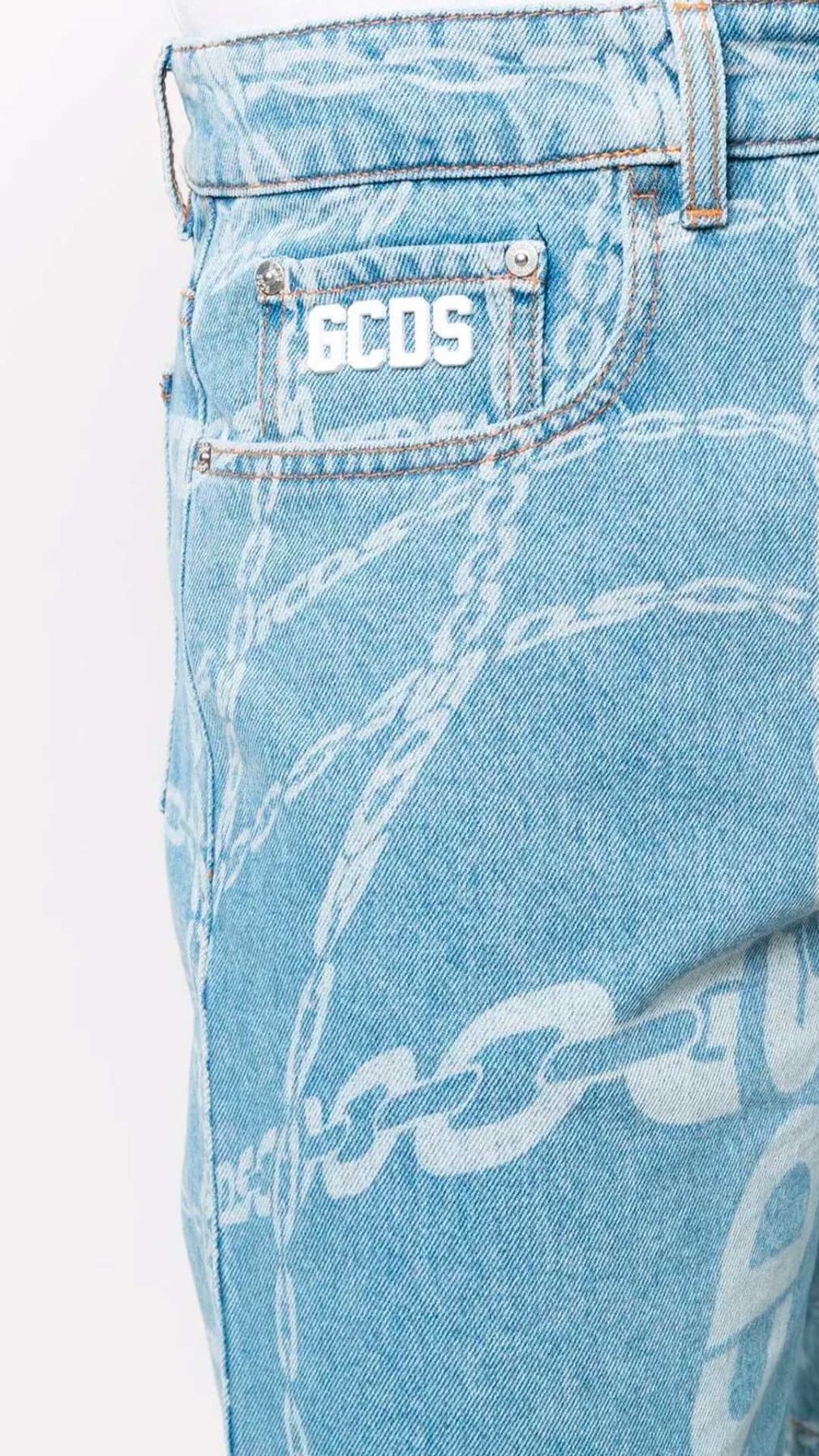 Pantalón corto GCDS  con logo estampado en toda la pieza