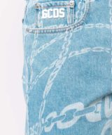 Pantalón corto GCDS  con logo estampado en toda la pieza