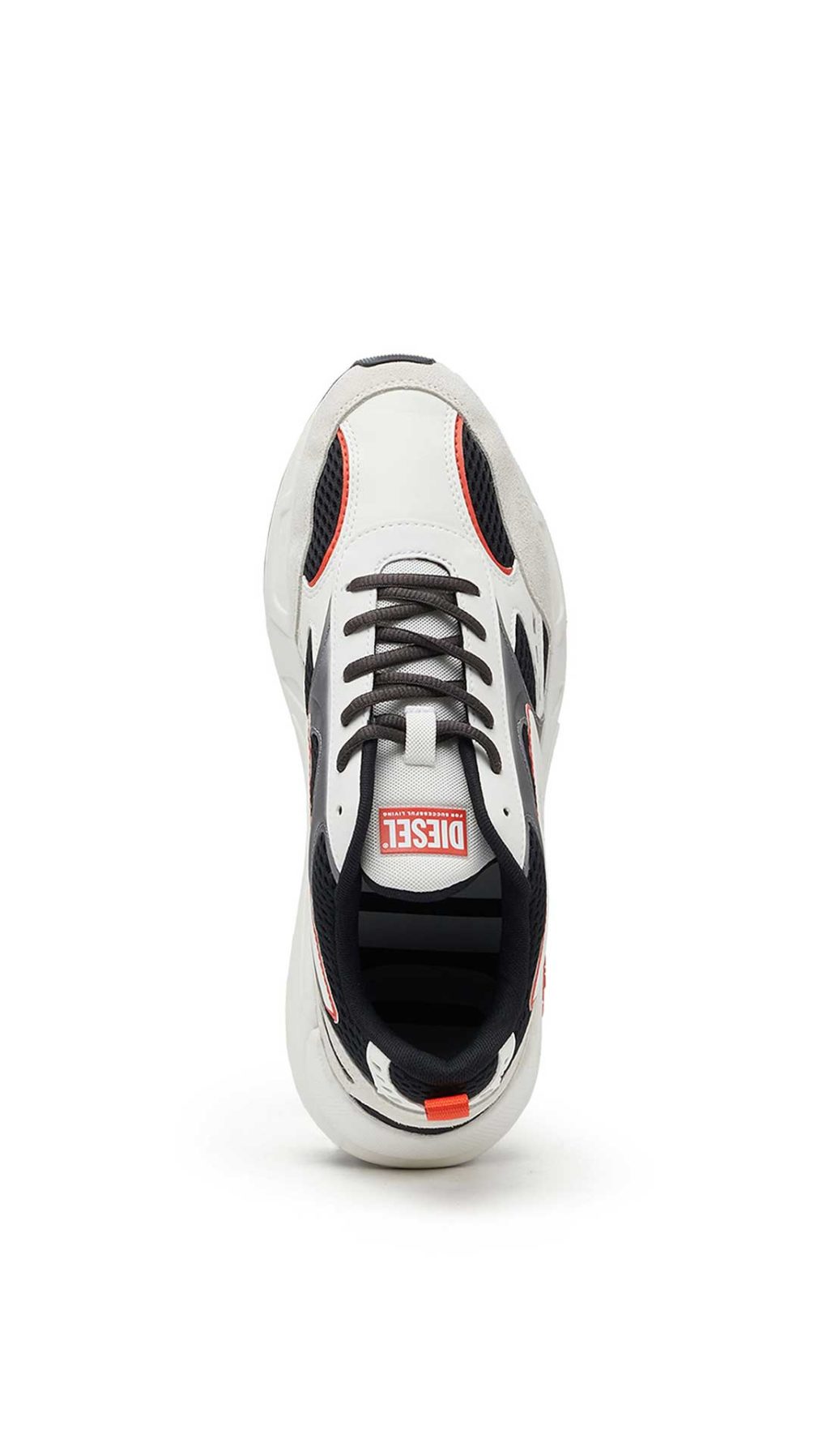 Deportivas Diesel de malla y gamuza con etiqueta Diesel For Successful Living