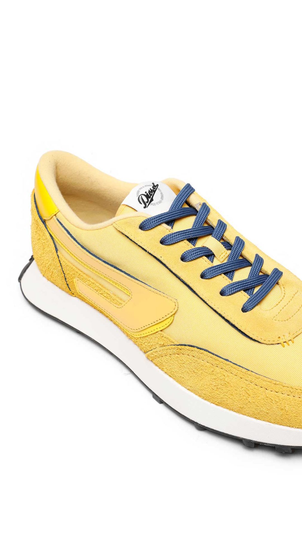 Deportivas Diesel de nylon y gamuza con logotipo D en los laterales