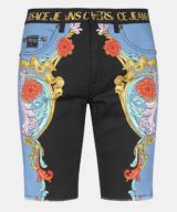 Pantalón corto Versace Jeans Couture con estampado barroco