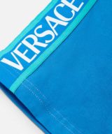Camiseta Versace Jeans Couture con cinta del logotipo en los hombros